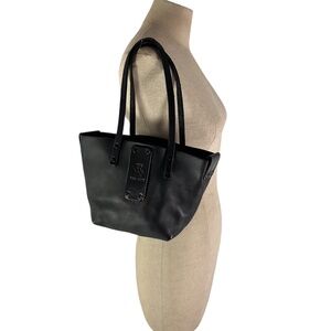 Handmade Genuine ONE RED PAW Black Leather Tote Bag Mini